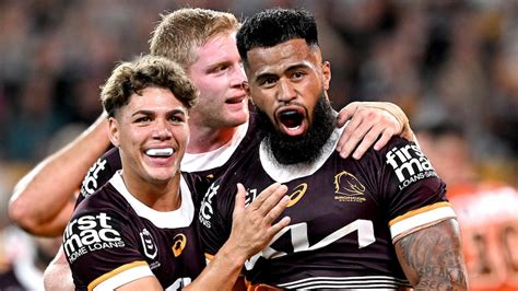 Brisbane Broncos on top of NRL ladder after .